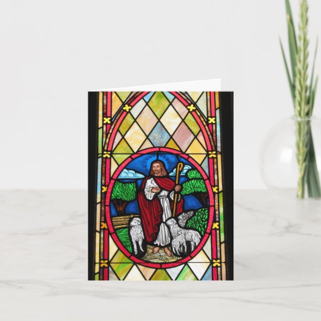 Hinweis: Fenster in der methodistischen Kirche, Lo Karte (Vorderseite)