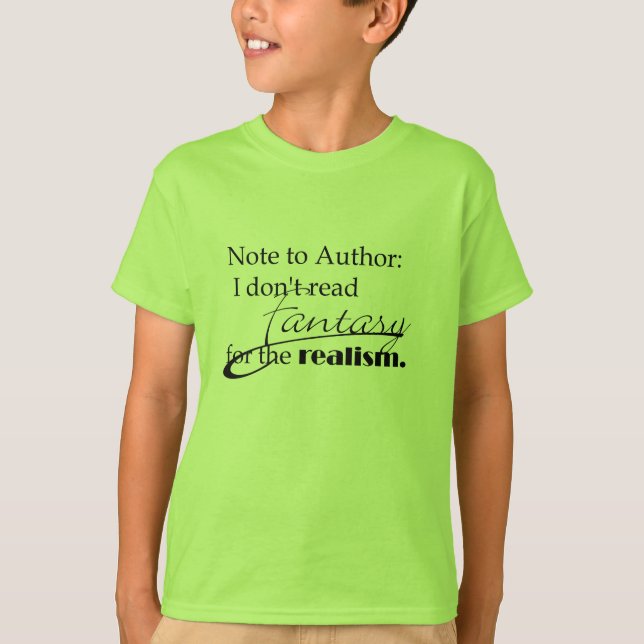 Hinweis für Autor T-Shirt (Vorderseite)
