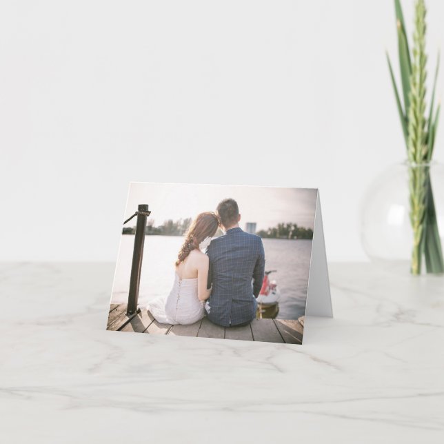 Hinweis für benutzerdefiniertes Foto Karte (Vorderseite)