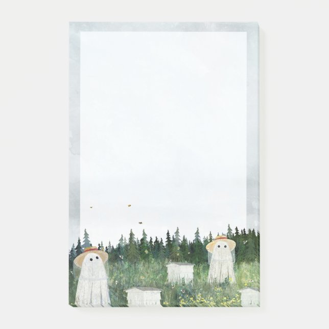 Hinweis für Bienenzucht Post-it Klebezettel (Vorderseite)