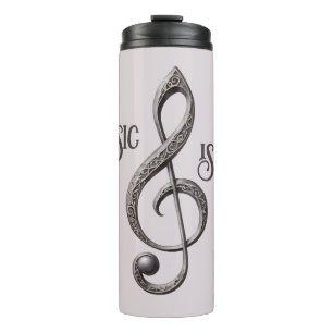 Hinweis für individuelle Name- und Textmusik Thermosbecher