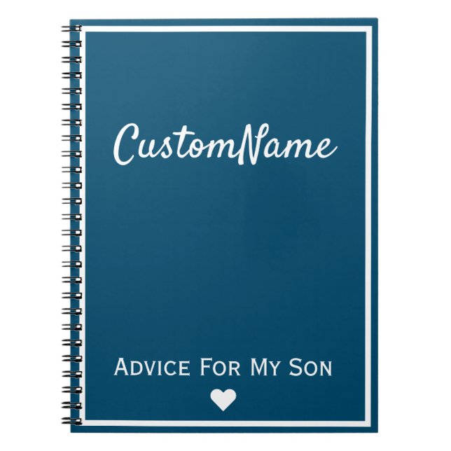 Hinweis für mein Son Journal Notizblock (Vorderseite)