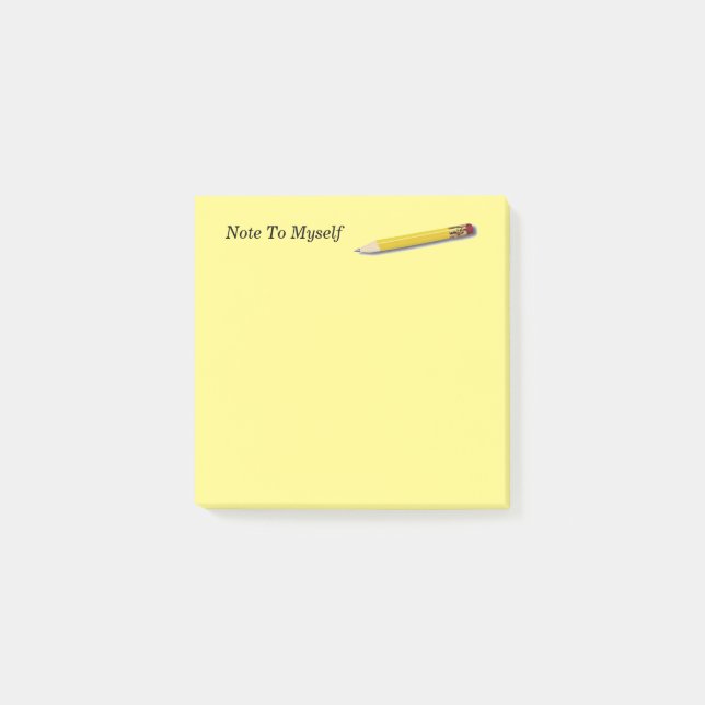 Hinweis für mich post-it klebezettel (Vorderseite)