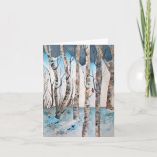 Hinweis-Karte für männliche Kardinal Karte