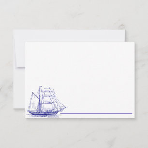 Hinweis Kartenschiff Mitteilungskarte