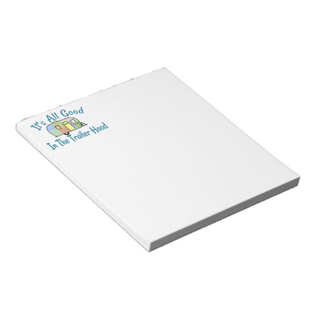 Hinweis-Pads für Anhängerhütten Notizblock (angewinkelt)