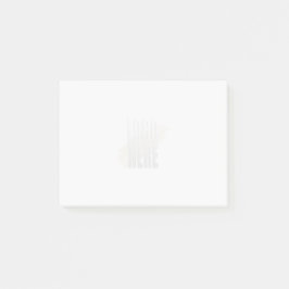 Hinweis-Pads für einfache mittlere Logos Post-it Klebezettel