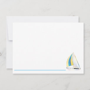 Hinweis: Segelboot mit Karte