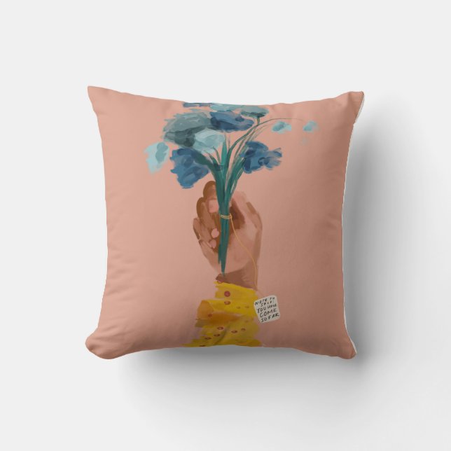 Hinweis zu Selbstziffer - afrikanische schwarze Ku Kissen (Vorderseite)