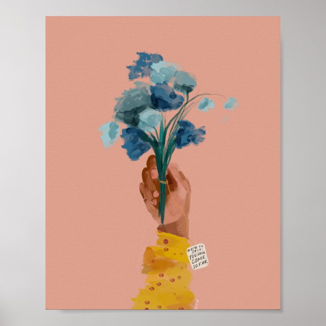 Hinweis zu Selbstziffer - afrikanische schwarze Ku Poster (Vorne)