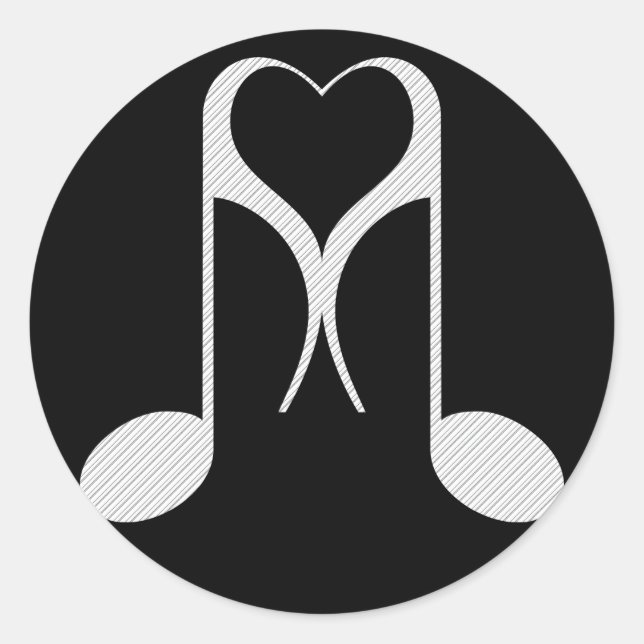 Hinweis zur Liebe: 8. Runder Aufkleber (Vorderseite)