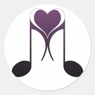Hinweis zur Liebe: 8. Runder Aufkleber