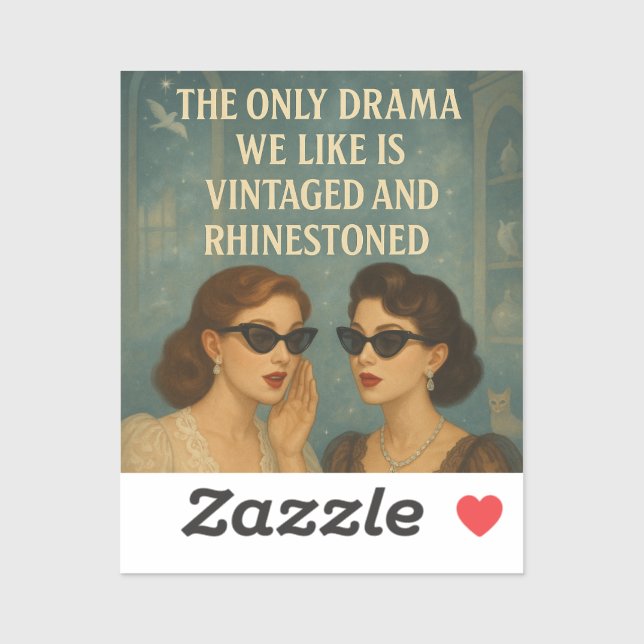 Hinweise auf Violet Kristall Drama Sticker (Blatt)