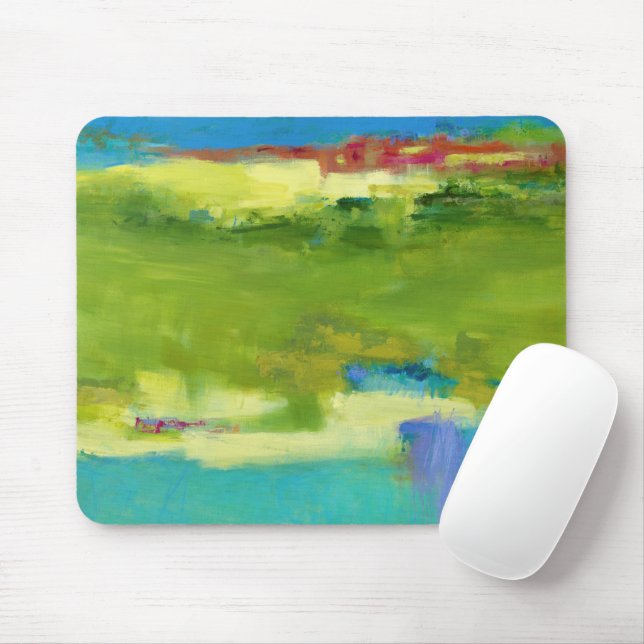 Hinweise für Abstrakte grüne Kunst Mousepad (Mit Mouse)