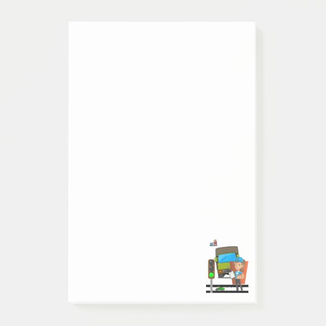 Hinweise Lkw-Fahrer für Frauen Post-it Klebezettel (Vorderseite)