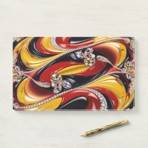 Hinweise mit belgischen Farben Post-it Klebezettel