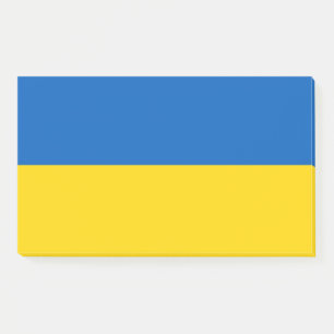 Hinweise mit der Flagge der Ukraine Post-it Klebezettel