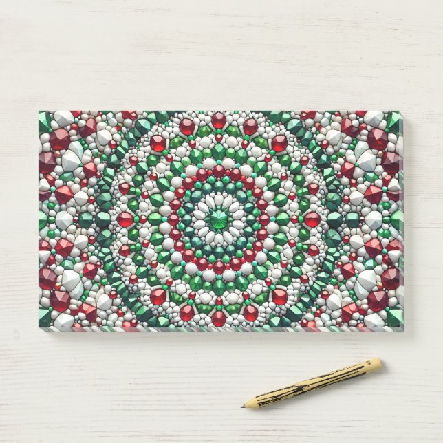 Hinweise mit italienischen Farben Post-it Klebezettel (Auf Schreibtisch)