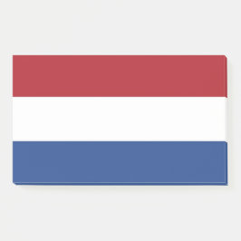 Hinweise unter der Flagge der Niederlande Post-it Klebezettel