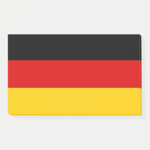 Hinweise unter der Flagge Deutschlands Post-it Klebezettel