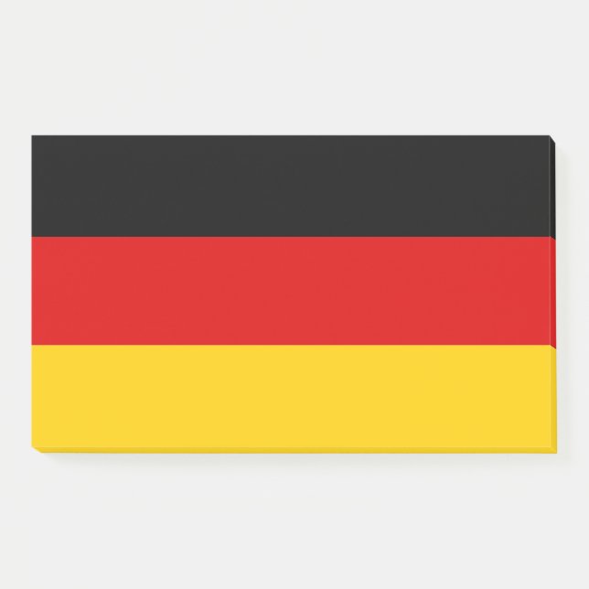 Hinweise unter der Flagge Deutschlands Post-it Klebezettel (Vorderseite)