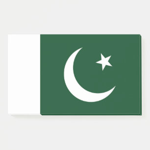 Hinweise unter der Flagge Pakistans Post-it Klebezettel