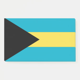 Hinweise unter der Flagge von Bahamas Post-it Klebezettel