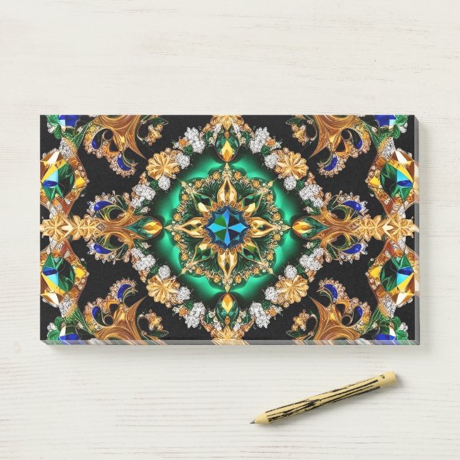 Hinweise zu brasilianischen Farben Post-it Klebezettel (Auf Schreibtisch)