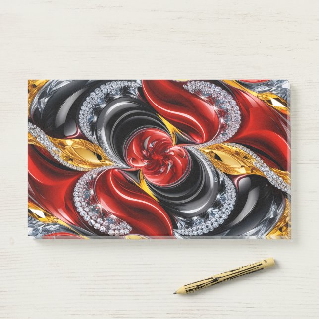 Hinweise zu Deutschland-Farben Post-it Klebezettel (Auf Schreibtisch)