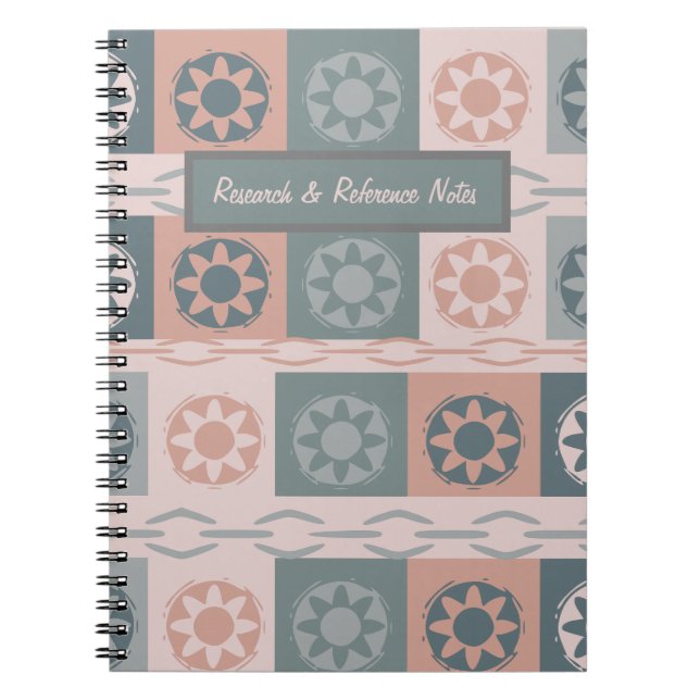 Hinweise zu Forschung und Referenzdokumenten: Notizblock (Vorderseite)