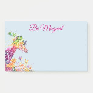 Hinweise zu magischen Giraffen Post-it Klebezettel