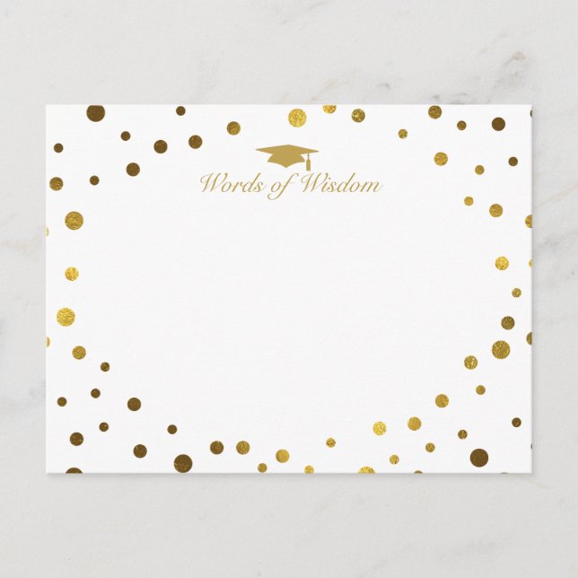 Hinweise zu Weisheitswissen für Hochschulabsolvent Hinweiskarte (Vorderseite)