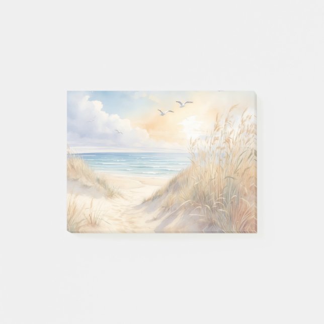 Hinweise zum Strand Post-it Klebezettel (Vorderseite)