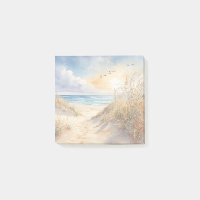 Hinweise zum Strand Post-it Klebezettel (Vorderseite)