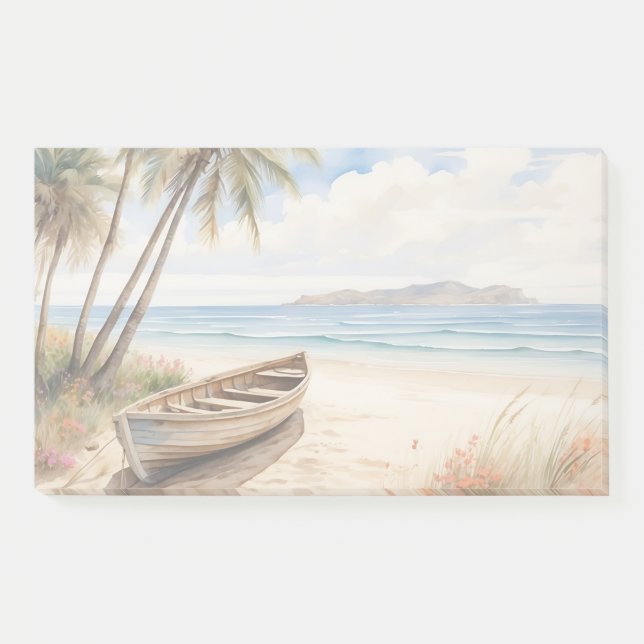 Hinweise zum Strand Post-it Klebezettel (Vorderseite)