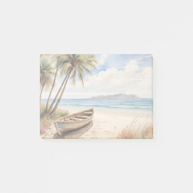 Hinweise zum Strand Post-it Klebezettel (Vorderseite)