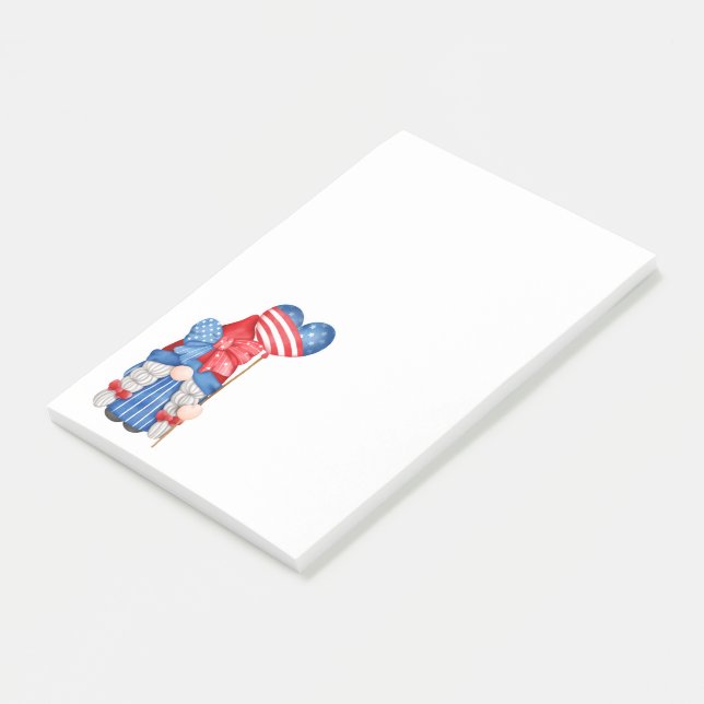 Hinweise zum Unabhängigkeitstag Post-it Klebezettel (angewinkelt)