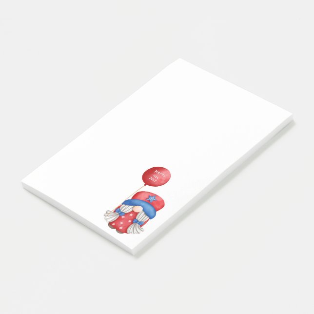 Hinweise zum Unabhängigkeitstag Post-it Klebezettel (angewinkelt)