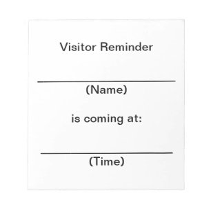 Hinweise zur Erinnerung Notizblock