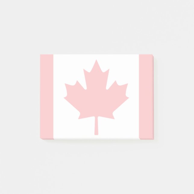 Hinweise zur Flaggennachbildung in Kanada Post-it Klebezettel (Vorderseite)