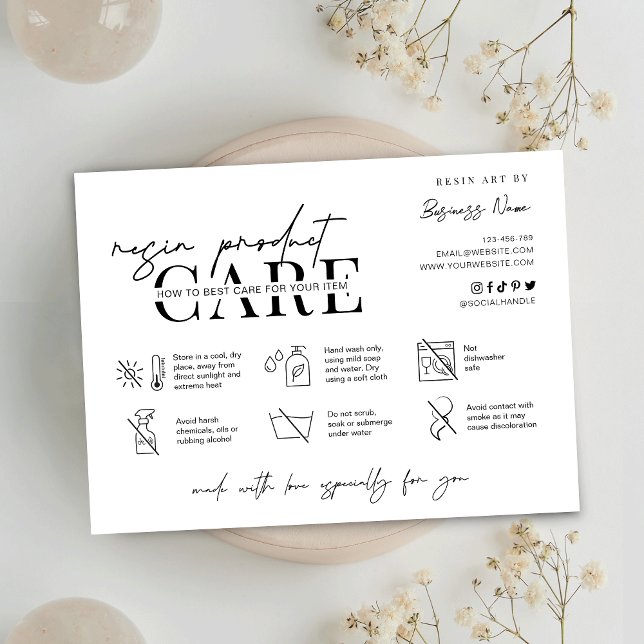 Hinweise zur Handhabung von Minimalistischen Logos Dankeskarte (Von Creator hochgeladen)