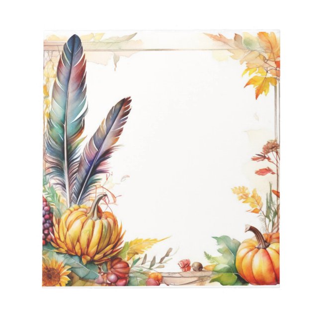 Hinweise zur Herbsternte Notizblock (Vorderseite)