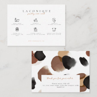 Hinweise zur Schmuckpflege | Leopard Visitenkarte