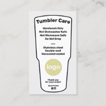 Hinweise zur Tumbler-Betreuung Hinzufügen der Logo