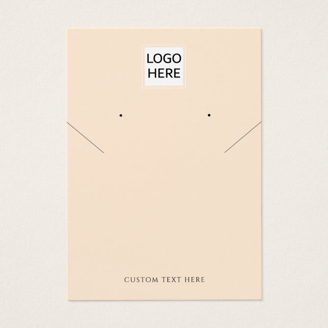 Hinzufügen der Grafikkarte für die Kette Ohrringe  (Vorderseite)