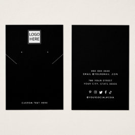 Hinzufügen der Grafikkarte für die Kette Ohrringe