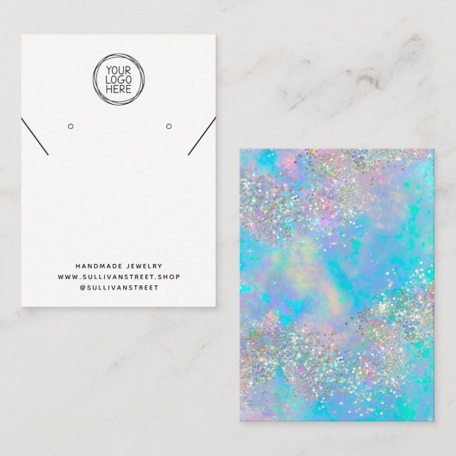 Hinzufügen der Grafikkarte für die Kette Ohrringe  Telefonnummerkarte (Vorne/Hinten)