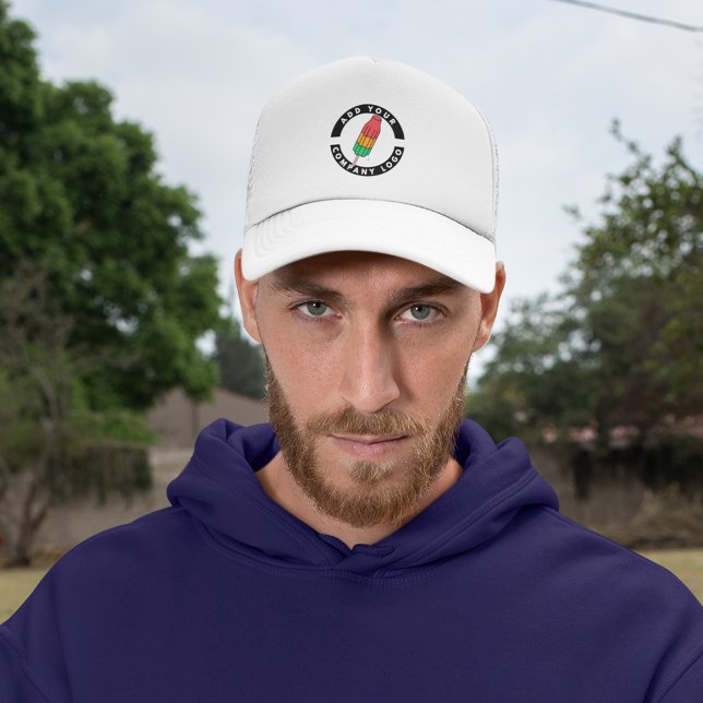 Hinzufügen der Markenbezeichnung "Business Employe Truckerkappe (Custom Business Logo Employees Trucker Hat)