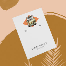 Hinzufügen der Schmuck-Anzeigetafel für das Logo Visitenkarte