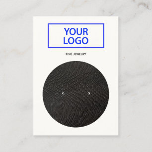 Hinzufügen der Schwarz-weißen Ohrensichtkarte für  Visitenkarte